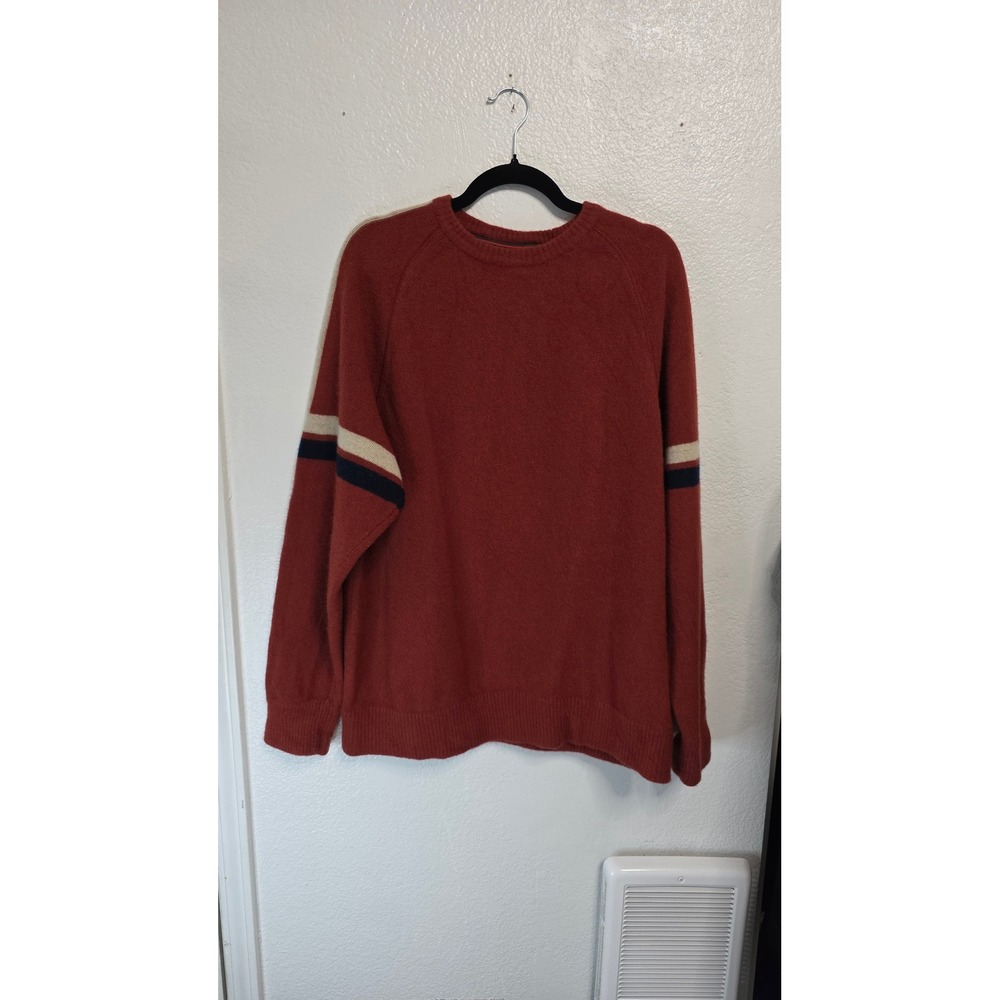 Vintage Timberland Crewneck Sweater Mens XL Rust Red Excellent